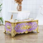Royal Golden-Embossed Luxury Tissue Box