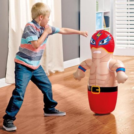 Inflatable Punching Bag Toy Kids Boxing Training Game for Boys And Girls